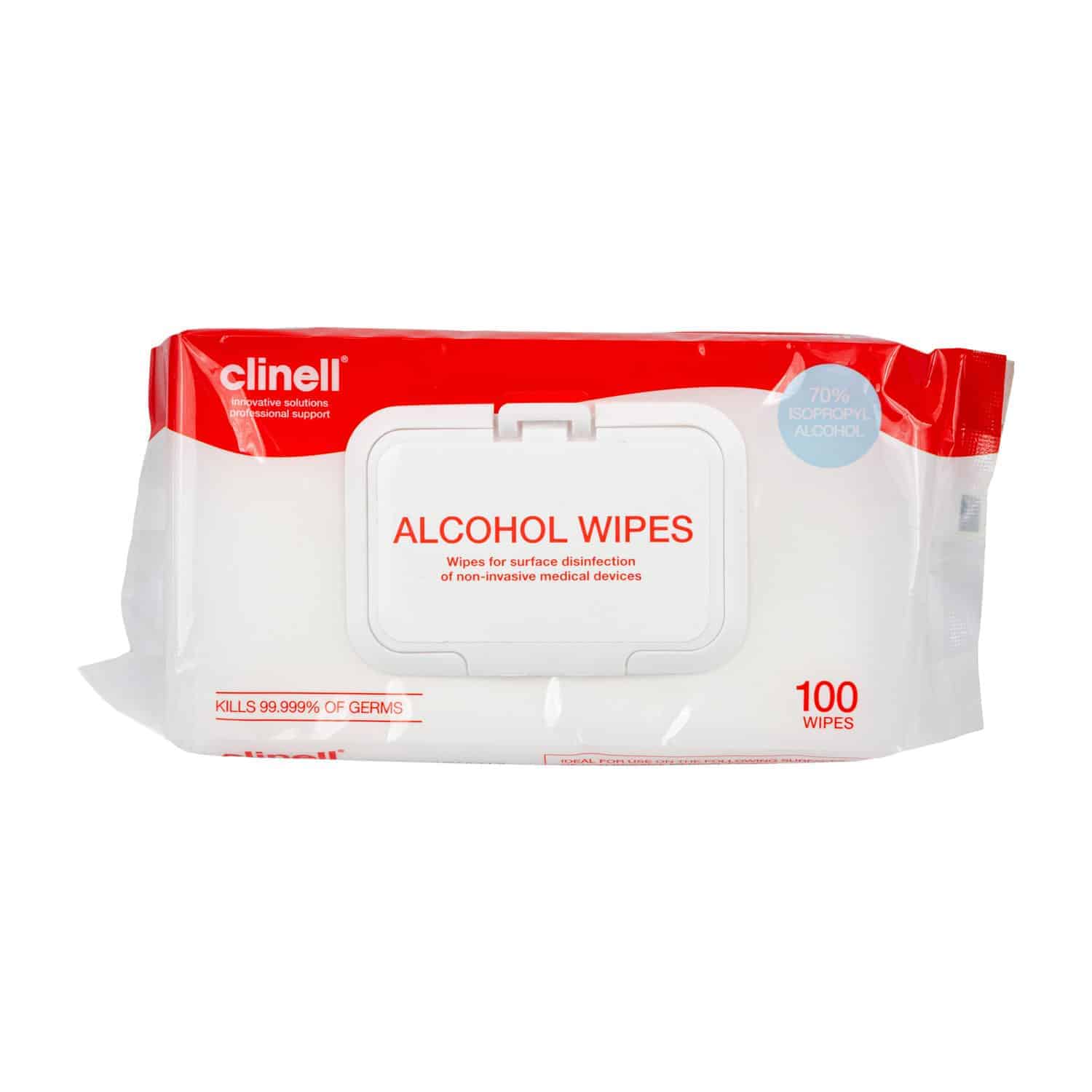 Alcohol Wipes, Large (100pack) Buy Online Maya Mushrooms (UK)