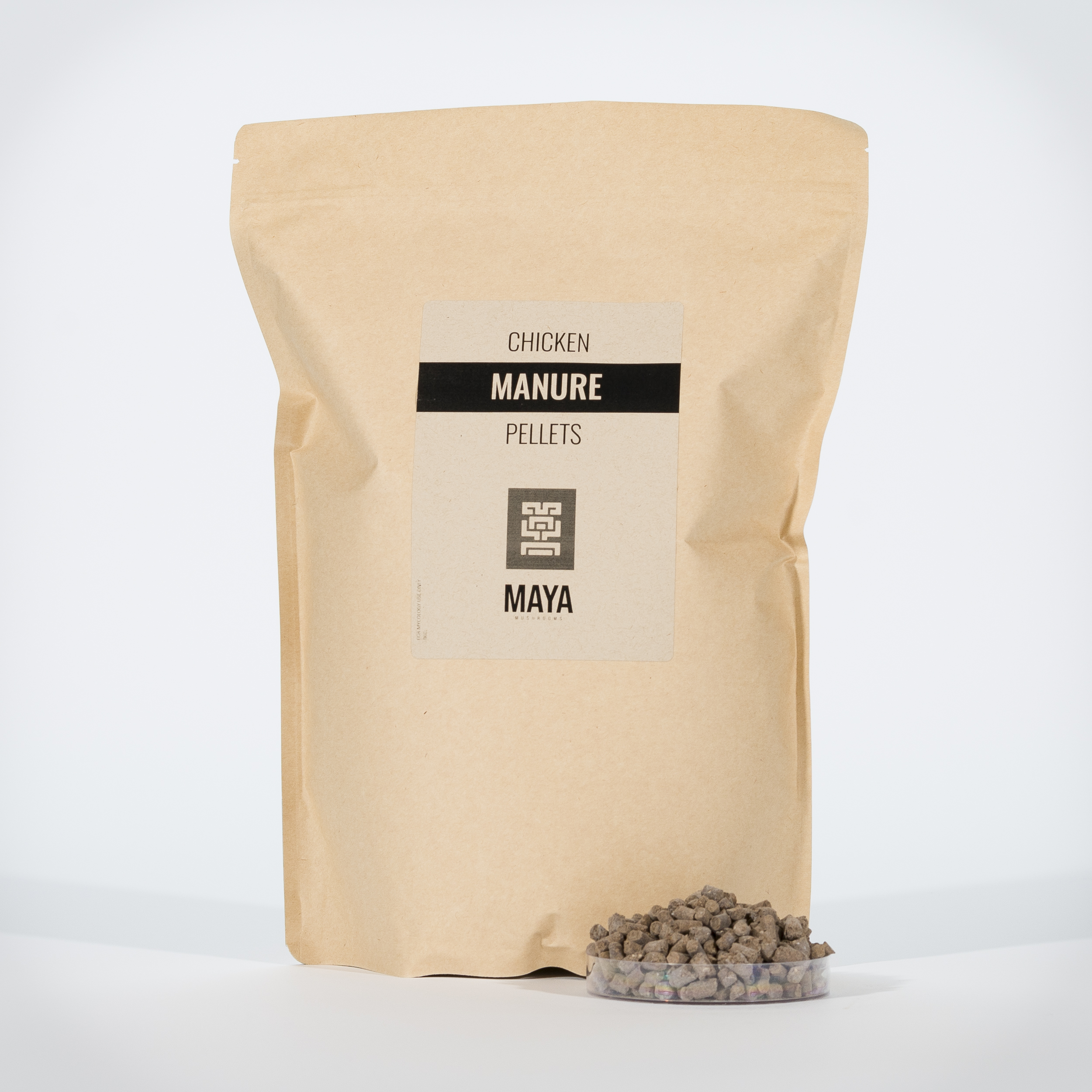 Chicken Manure Pellets in Pouch - Front